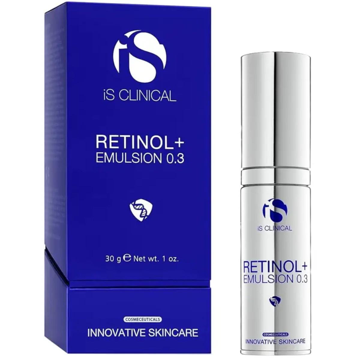 Відновлювальна емульсія з ретинолом 0.3% iS CLINICAL Retinol + Emulsion 0.3, 30 г
