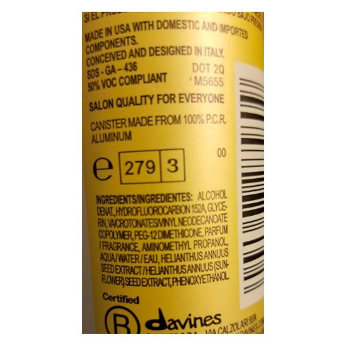 Сухий спрей-віск для об'єму та текстури волосся Davines More Inside Dry Wax Finishing Spray, 200 мл