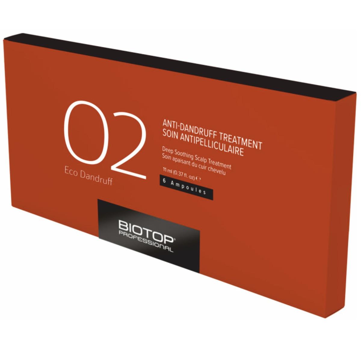 BIOTOP 02 Ампули проти лупи Eco Dnadruff, 1 х 11 мл