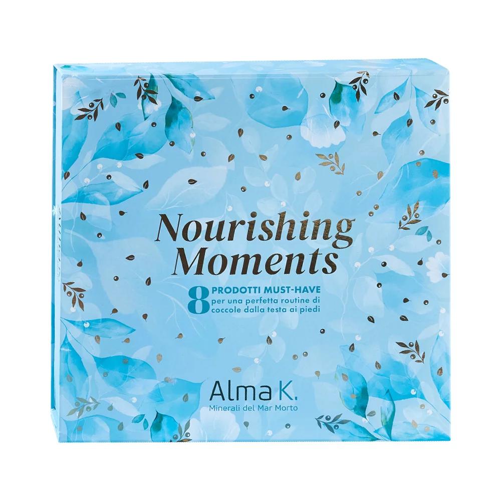 Набір для волосся, тіла та обличчя Nourishing Moments Alma K, (100мл/100мл/100г/100мл/50мл/75мл/30мл/15мл)