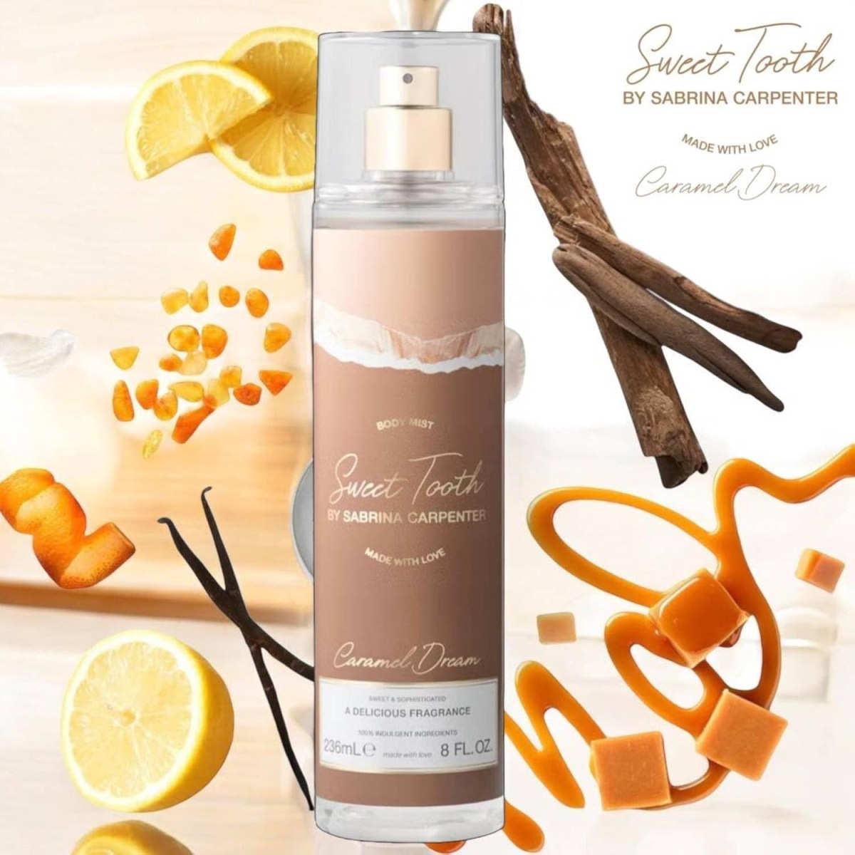 Sabrina Carpenter Caramel Dreams Body Spray Парфумований спрей для тіла, 236 мл