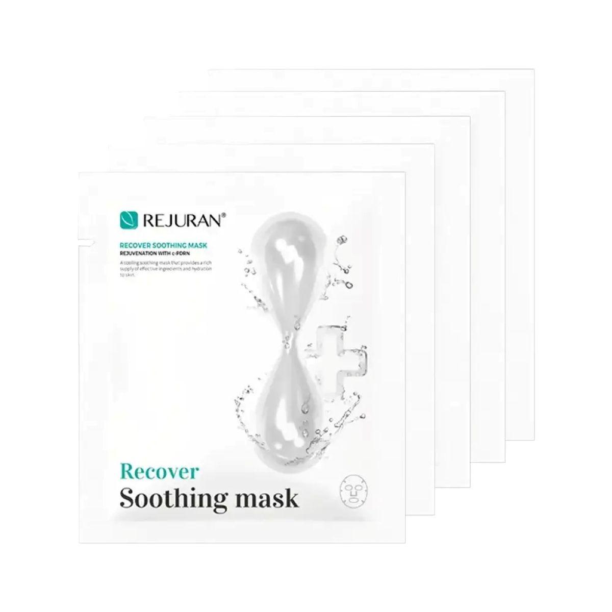 Заспокійлива маска для відновлення шкіри Rejuran Recover Soothing Mask (1 уп / 5 шт)