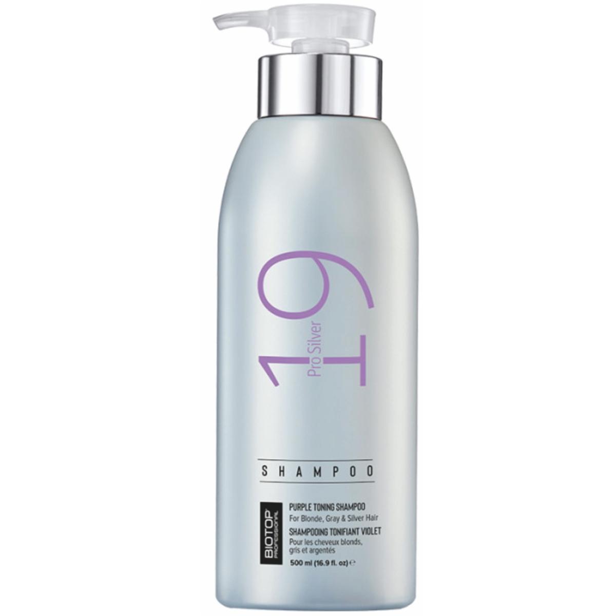 BIOTOP 19 Шампунь для нейтралізації жовтизни волосся Pro Silver, 250 мл