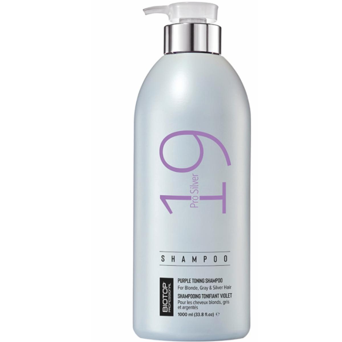BIOTOP 19 Шампунь для нейтралізації жовтизни волосся Pro Silver, 250 мл