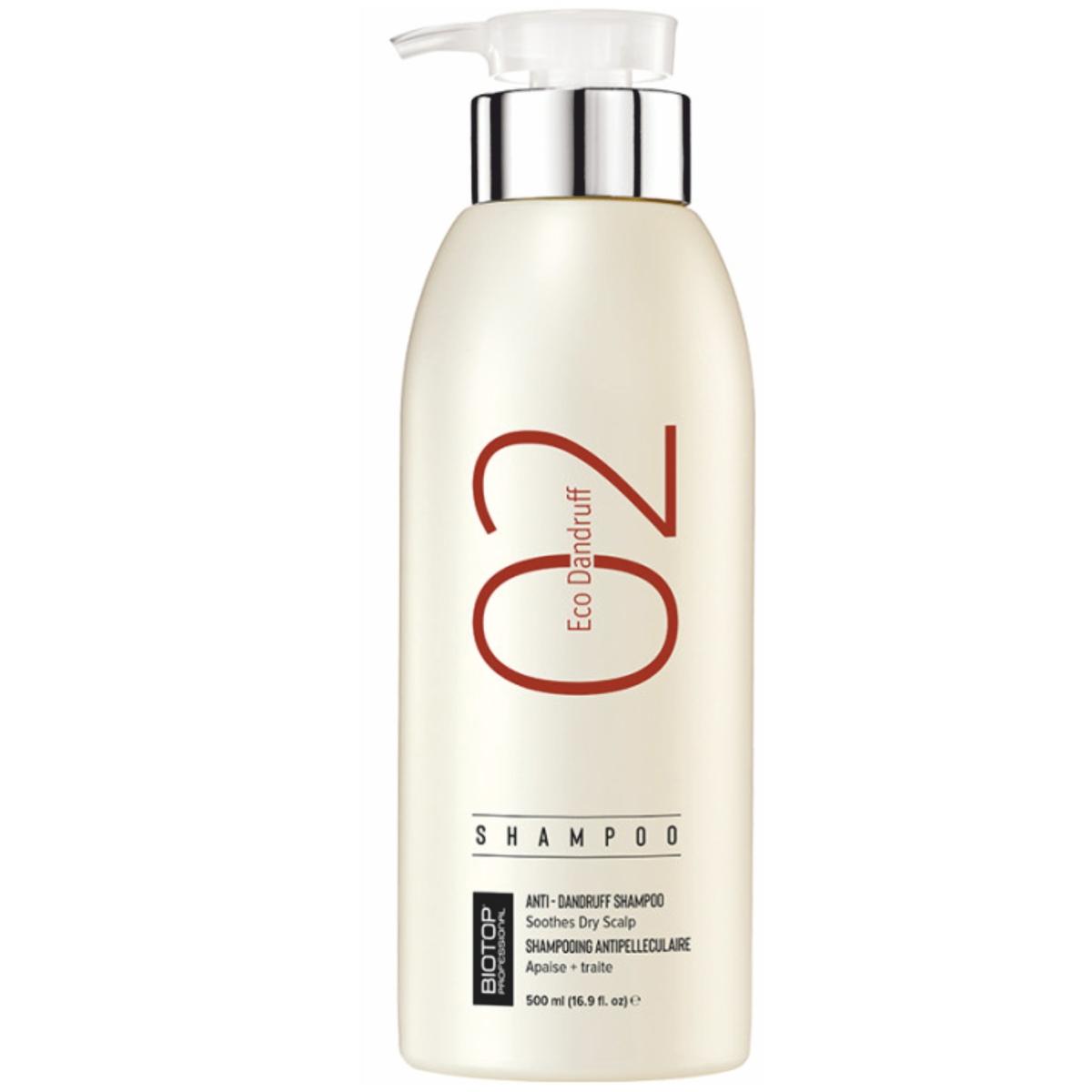 BIOTOP 02 Шампунь екологічний проти лупи Dandruff, 250 мл