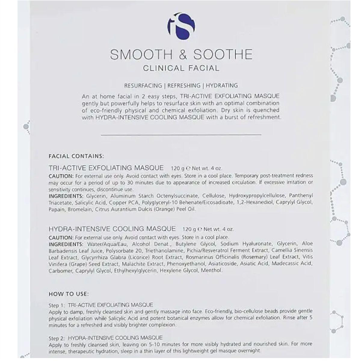 Набір спа-догляд «Оксамитова шкіра»  iS CLINICAL Smooth & Soothe Clinical Facial (5 засобів)