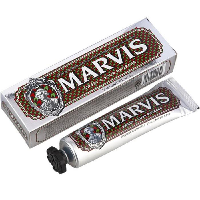 Зубна паста "Ревень" Marvis Sweet and Sour Rhubarb Mint Toothpaste, 75 мл