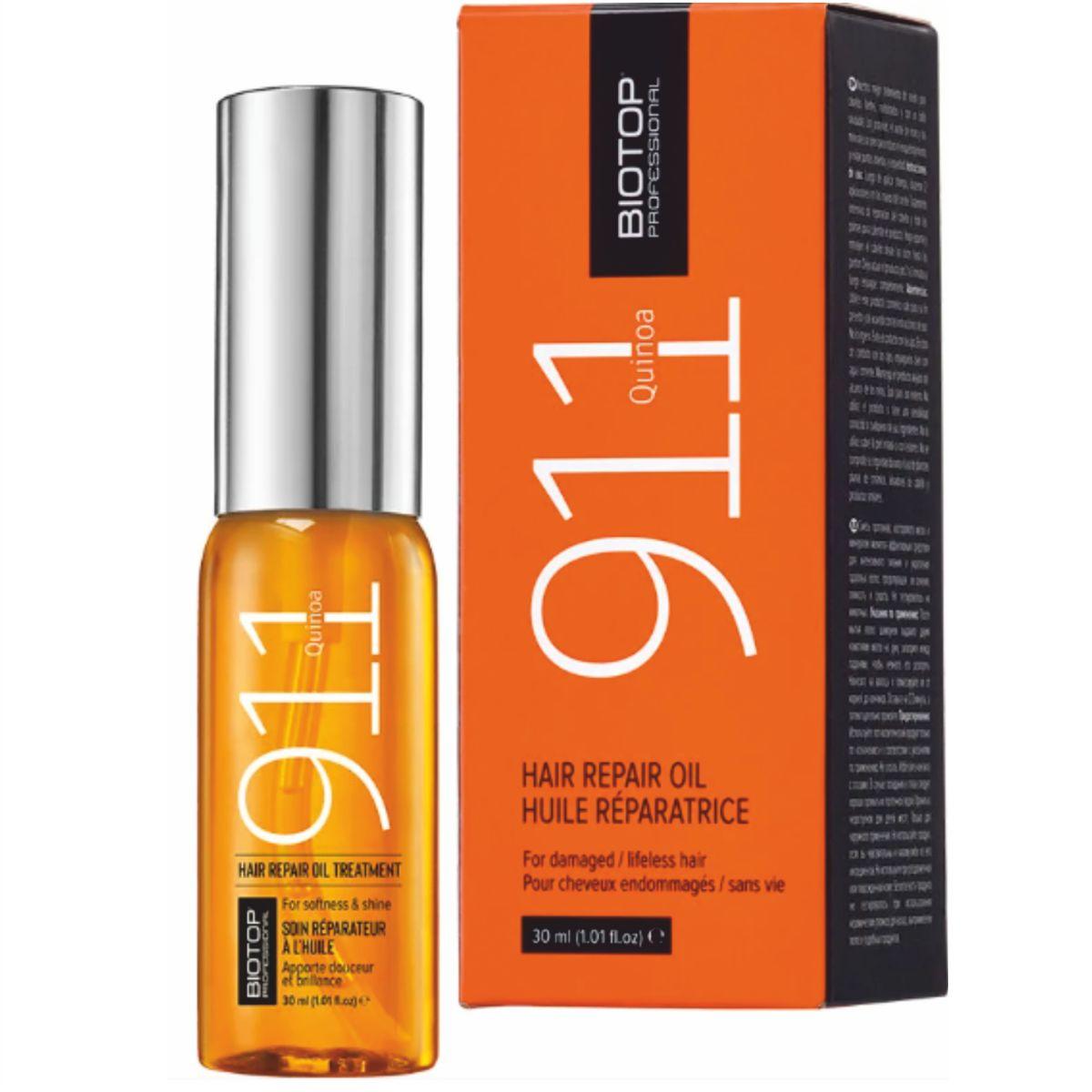 BIOTOP 911 Олія для волосся з протеїнами кіноа, 30 мл
