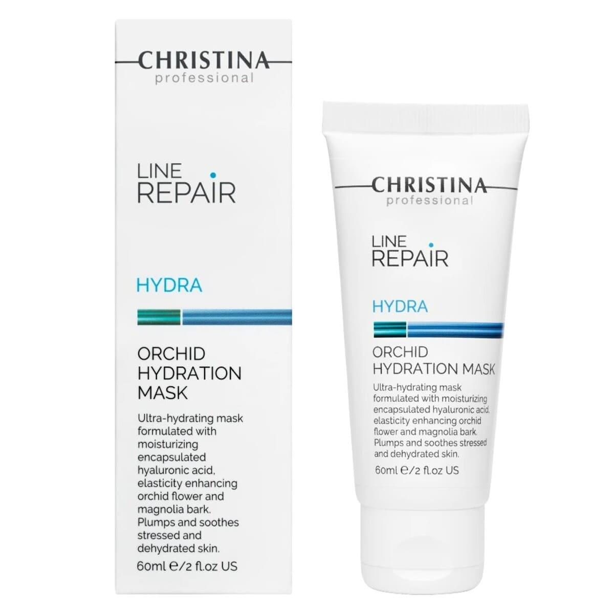 Ультразволожувальна маска з екстрактом орхідеї для обличчя Christina Line Repair Hydra Orchid Hydration Mask, 60 мл
