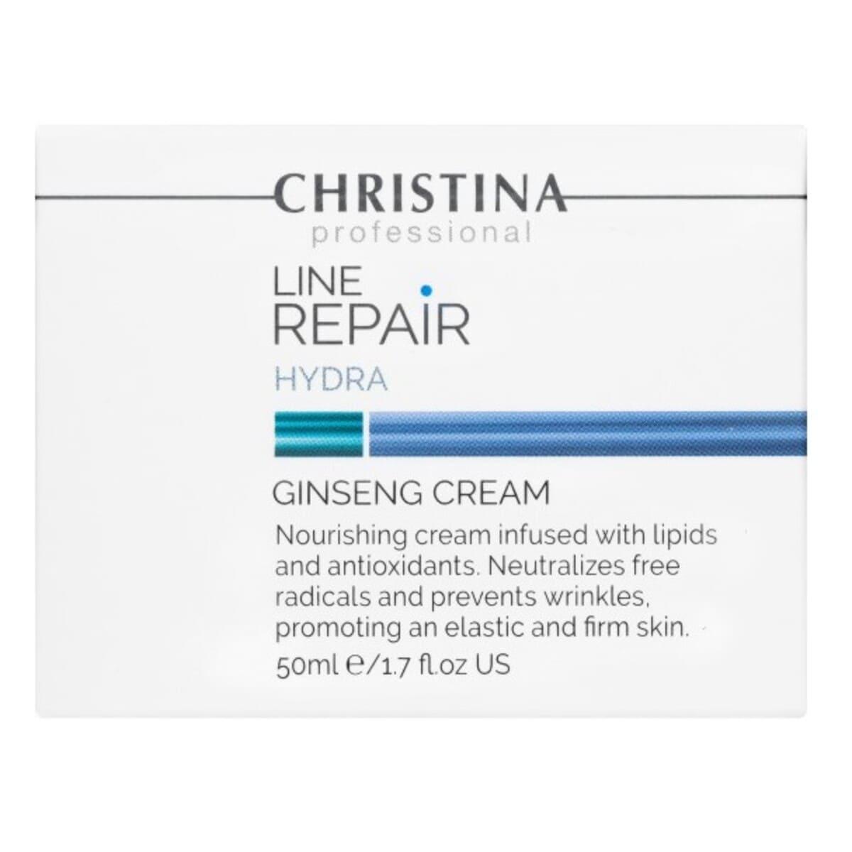 Крем для обличчя з екстрактом женьшеню Christina Line Repair Hydra Ginseng Cream, 50 мл