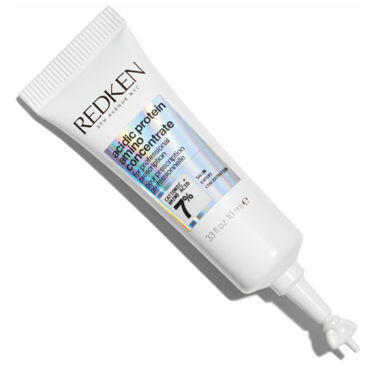 Професійний протеїновий концентрат для відновлення волосся REDKEN Acidic Protein Amino Concentrate, 10 х 10 мл