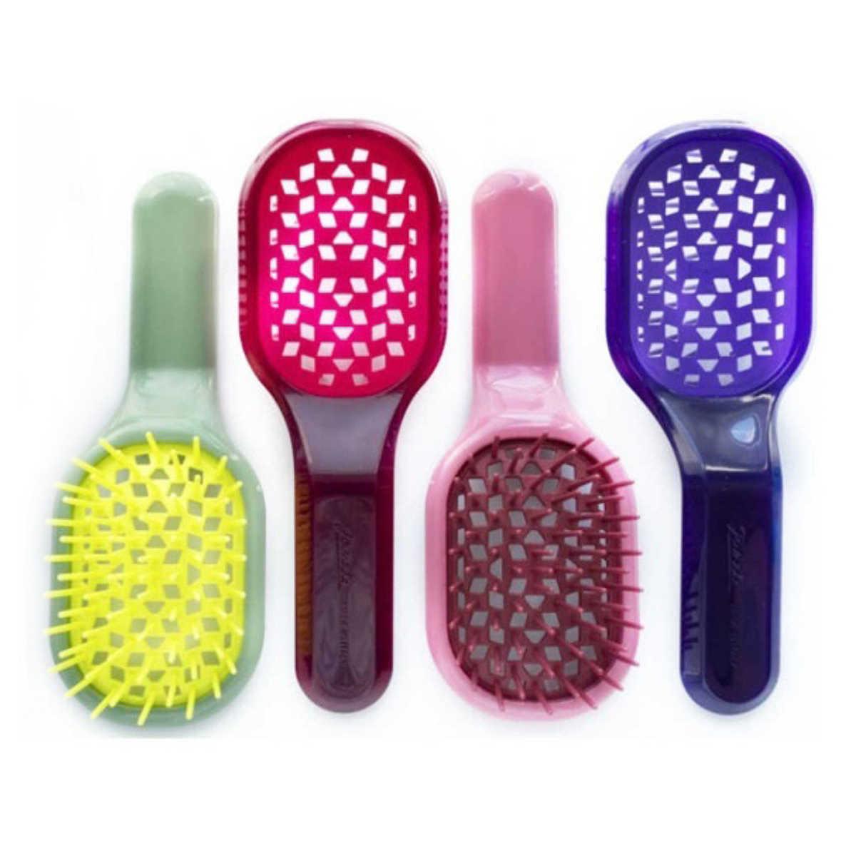 Розчіска для мокрого волосся Janeke Curvy Bag Vented (кольори уточнювати у Менеджера)