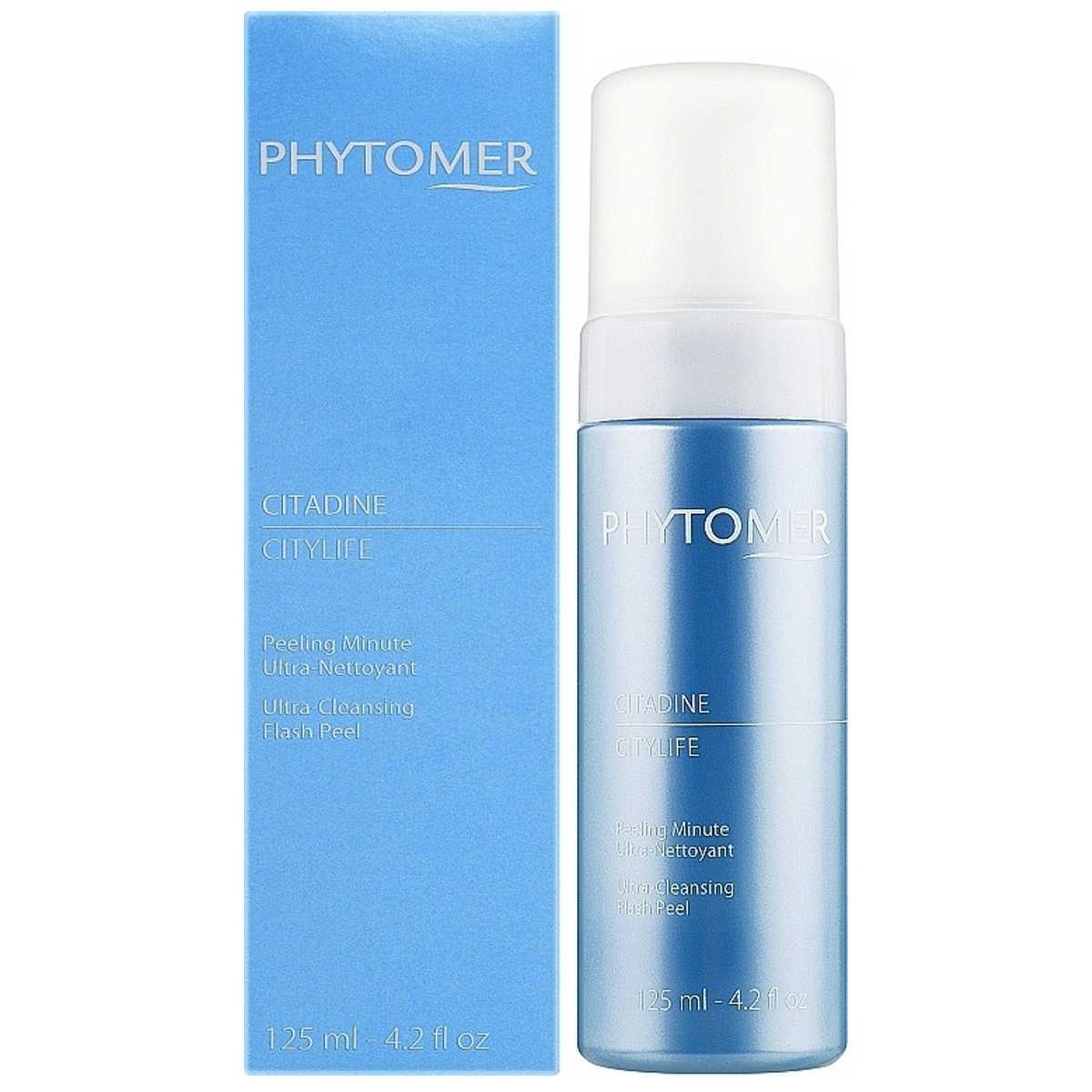 Очищувальний мус з ефектом ензимного пілінгу PHYTOMER Citadine Citylife Ultra Cleansing Flash Peel, 125 мл