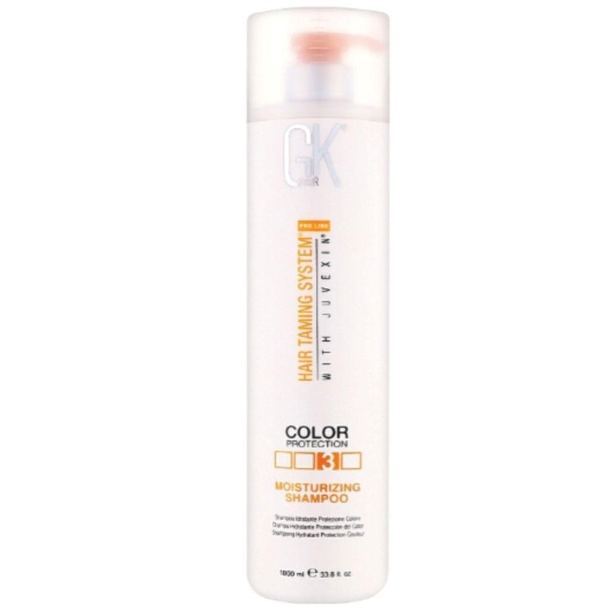 Зволожувальний шампунь-фіксатор кольору для фарбованого волосся GKhair Color Protection Moisturizing Shampoo, 100 мл Зволожувальний шампунь-фіксатор кольору для фарбованого волосся GKhair Color Protection Moisturizing Shampoo, 100 мл