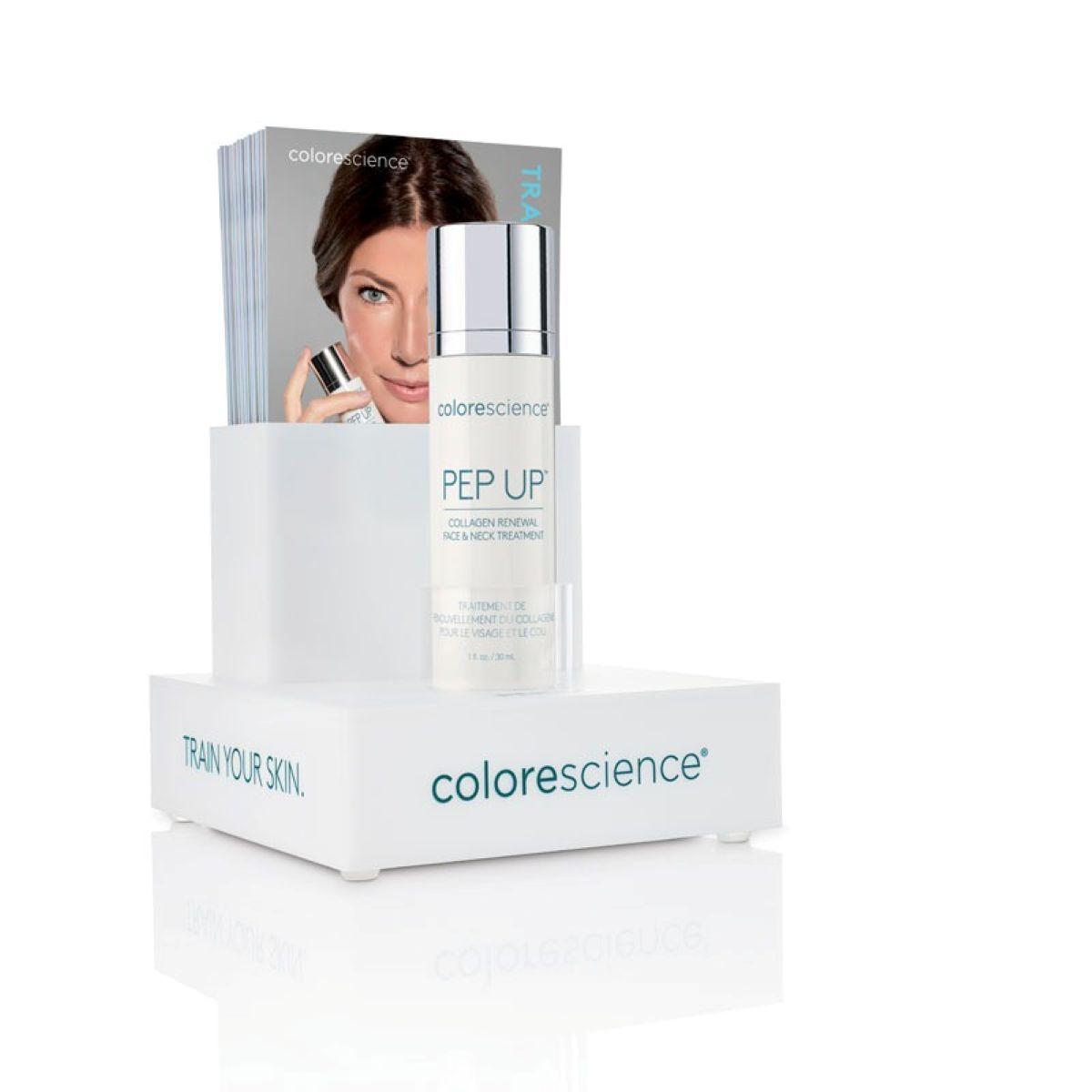 Крем для обличчя й шиї, що стимулює вироблення колагену Colorescience Pep Up Collagen Renewal Face & Neck Treatment, 30 мл Крем для обличчя й шиї, що стимулює вироблення колагену Colorescience Pep Up Collagen Renewal Face & Neck Treatment, 30 мл